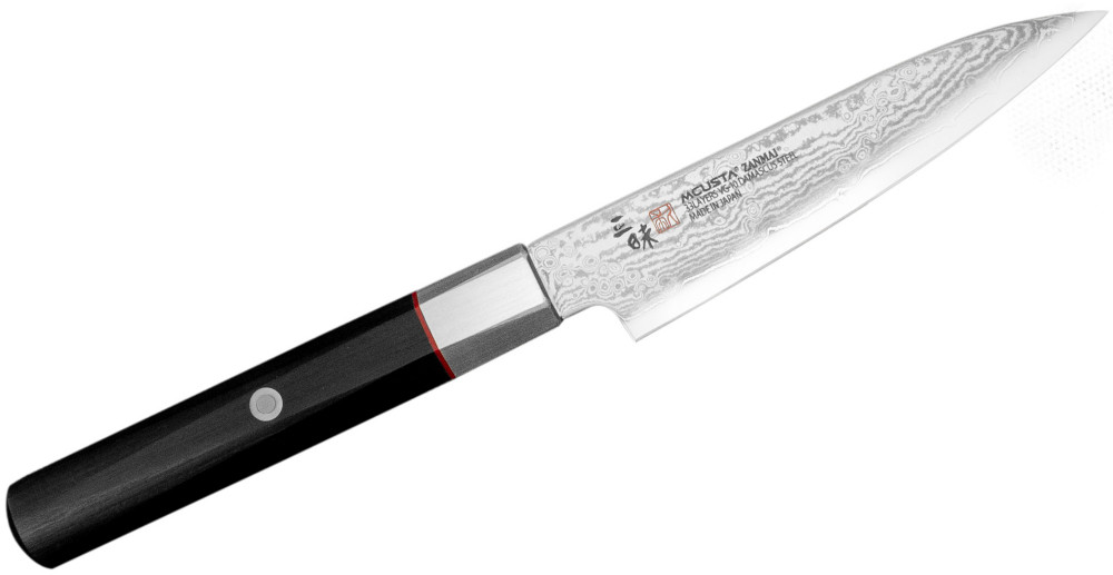 Mcusta Zanmai Splash 11 Cm Czarny Nóż Uniwersalny Ze Stali Nierdzewnej