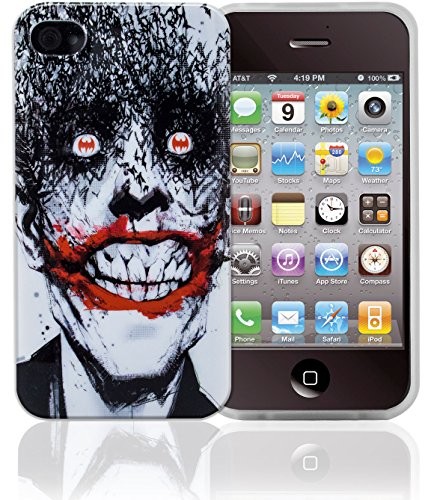 Phonix DC Comics oryginalny Joker Case z folią ochronną na wyświetlacz do Apple iPhone 4/4S 8018435244755