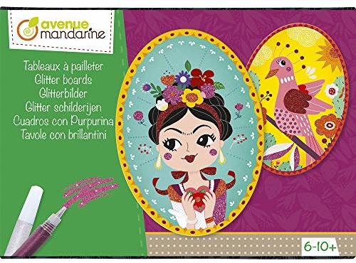 Avenue Mandarine Avenue Mandarine KC067C kreatywny zestaw (obrazy z brokatem, idealne dla dzieci od 6 lat), 1 zestaw, kolorowy KC068C