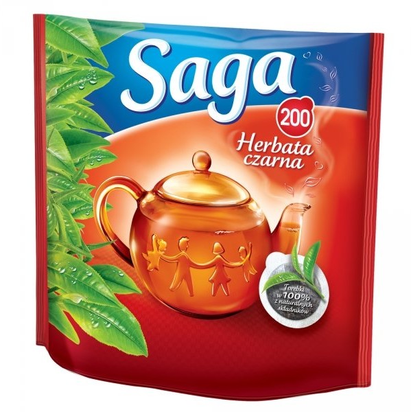 Saga Herbata ekspresowa 200szt. SP.029.011/4
