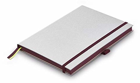 Lamy LAMY Paper Hardcover A6 notatnik 810  format DIN A6 (102 x 144 mm) w kolorze ciemnofioletowym z liniaturą Lamy, 192 strony i elastyczną taśmą zamykającą 1234269