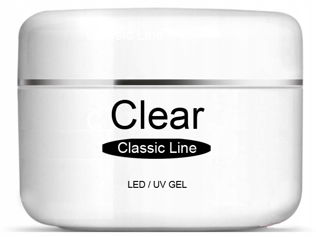 Żel Uv jednofazowy budujący 30ml clear przezroczys