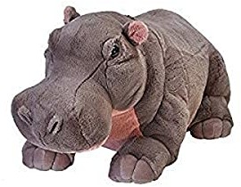Wild Republic 19320 Jumbo pluszowy konik hippo, duży przytulanka zwierzątko pluszowe, cuddlekins, 76 cm