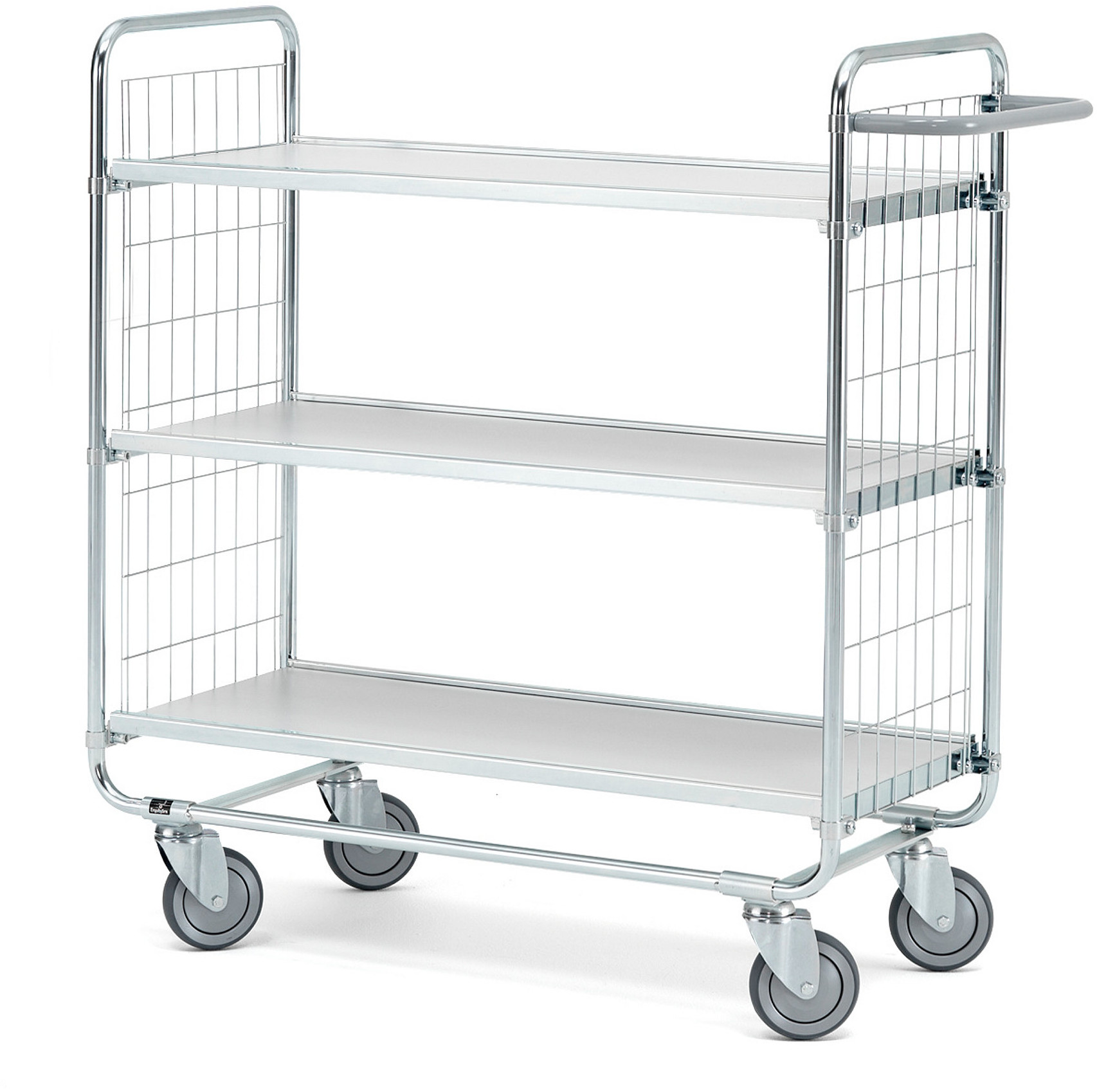 AJ Produkty Wózek z półkami, 3 półki, 200 kg, 1200x425x1100 mm