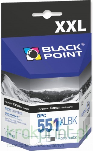 BlackPoint Tusz Zamiennik CLI-551BK XL BPC551XLBK) Black BPC551XLBK