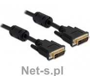 Delock KABEL DVI-D M 24+5 >DVI-D M 24+5 1M DUAL LINK FERRYT