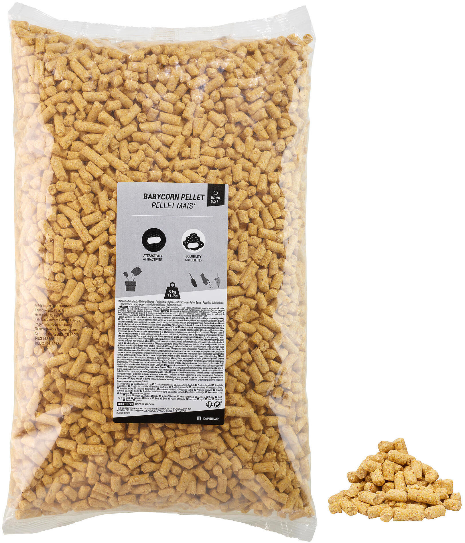 CAPERLAN Pellet Baby corn 8 mm 5 kg Unisex