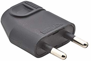 DEBFLEX Wtyczka elektryczna męska - Wtyczka elektryczna - Wtyczka męska - Wtyczka 220 V - Wtyczka męska - Wtyczka elektryczna męska - Wtyczka męska D.4mm Protegees | Czarny - Debflex - 713670 713670