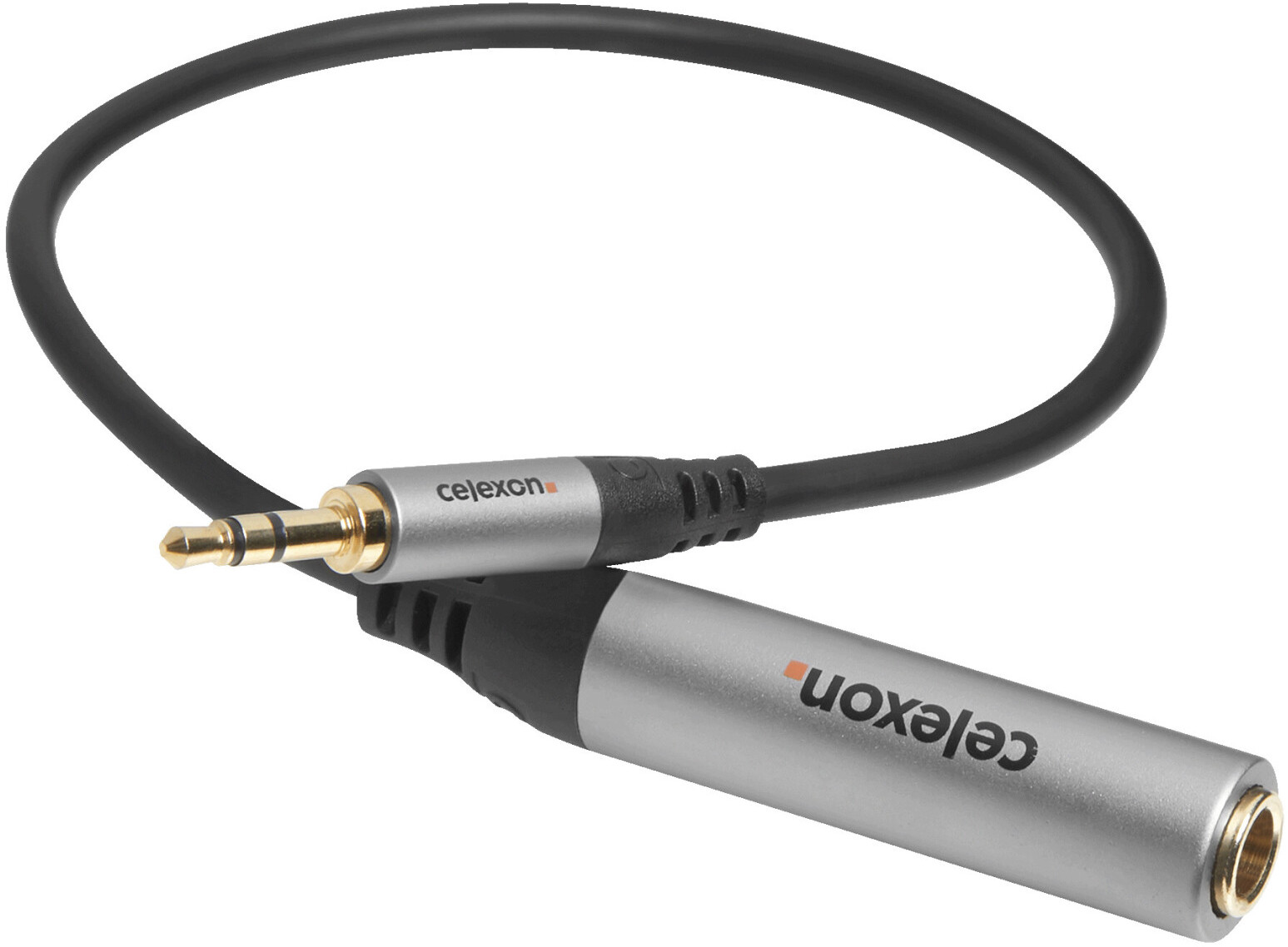 celexon Professional Line analogowy adapter audio wtyczka 3,5mm Minijack 6,3mm gnizado Jack Stereo 0,25m