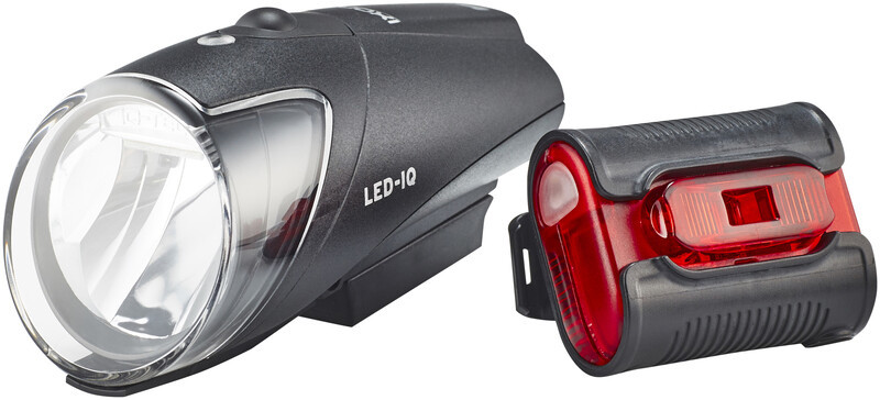 Busch + Müller Busch + Müller IXON-IQ + IXBACK senso USB Zestaw, black  2021 Oświetlenie rowerowe - zestawy 19.078