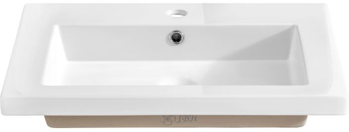 Comad Laufen Kartell Umywalka wisząca 46x28x12 cm z otworem na baterię biała H8153350001111 H1040