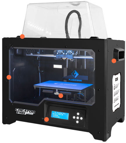 GEMBIRD Drukarka GEMBIRD Flashforge Creator PRO FF-3DP-2NCP-01