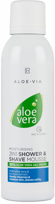 Health & Beauty Lr Aloe Vera 2w1 Nawilżająca pianka pod prysznic i do golenia 100 ml