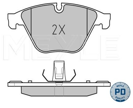 Wulf Gaertner Autoparts Zestaw klocków hamulcowych, hamulce tarczowe Wulf Gaertner Autoparts 025 246 8820/PD