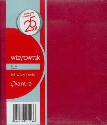 Antra Wizytownik 64 dwuklatkowy 615 czerwony