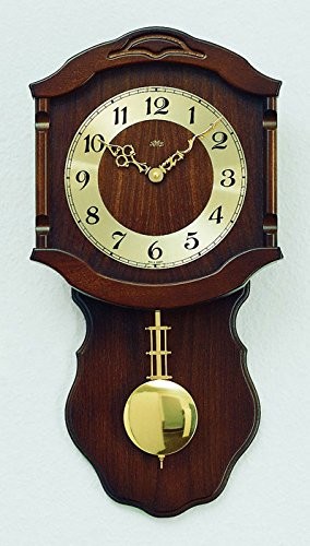 AMS w964/1 kwarcowy zegar wahadłowy, drewno, wielokolorowa, 63 x 32 x 18 cm W964/1