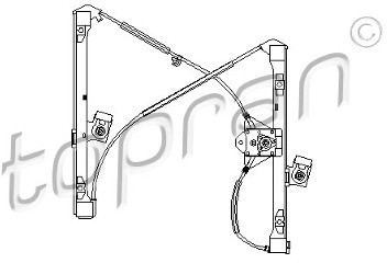 TOPRAN Podnośnik szyby TOPRAN 111 253