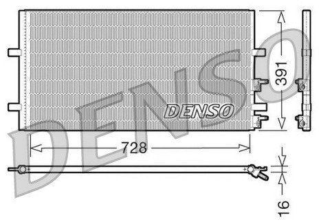 DENSO Skraplacz, klimatyzacja DCN10017
