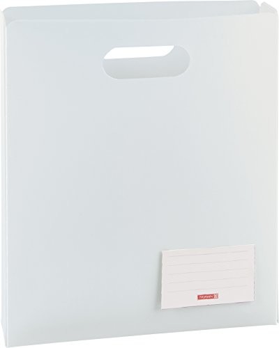 Brunnen Brunnen 104163500 FACT!pp pudełko na zeszyty (25 x 31 x 5 cm, z przezroczystej folii PP na zeszyty A4 i skoroszyty, otwarte u góry) białe/arctic 104163500