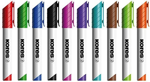Kores Whiteboard Marker K marker xw1, końcówka okrągła, 10er Kabura M20800