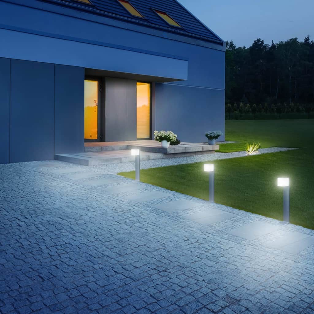 Steinel VSA Van Spijk Lampa słupkowa z czujnikiem GL 80 LED IHF CUBO, antracytowa 055479