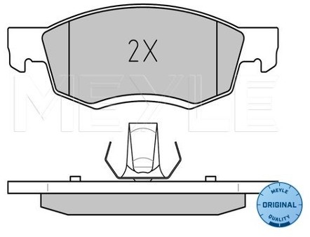 Wulf Gaertner Autoparts Zestaw klocków hamulcowych, hamulce tarczowe Wulf Gaertner Autoparts 025 246 7318