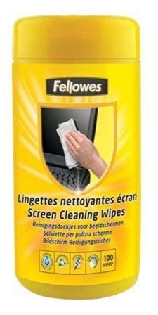 Fellowes Opakowanie 100 chusteczek czyszczących do monitora 9970311