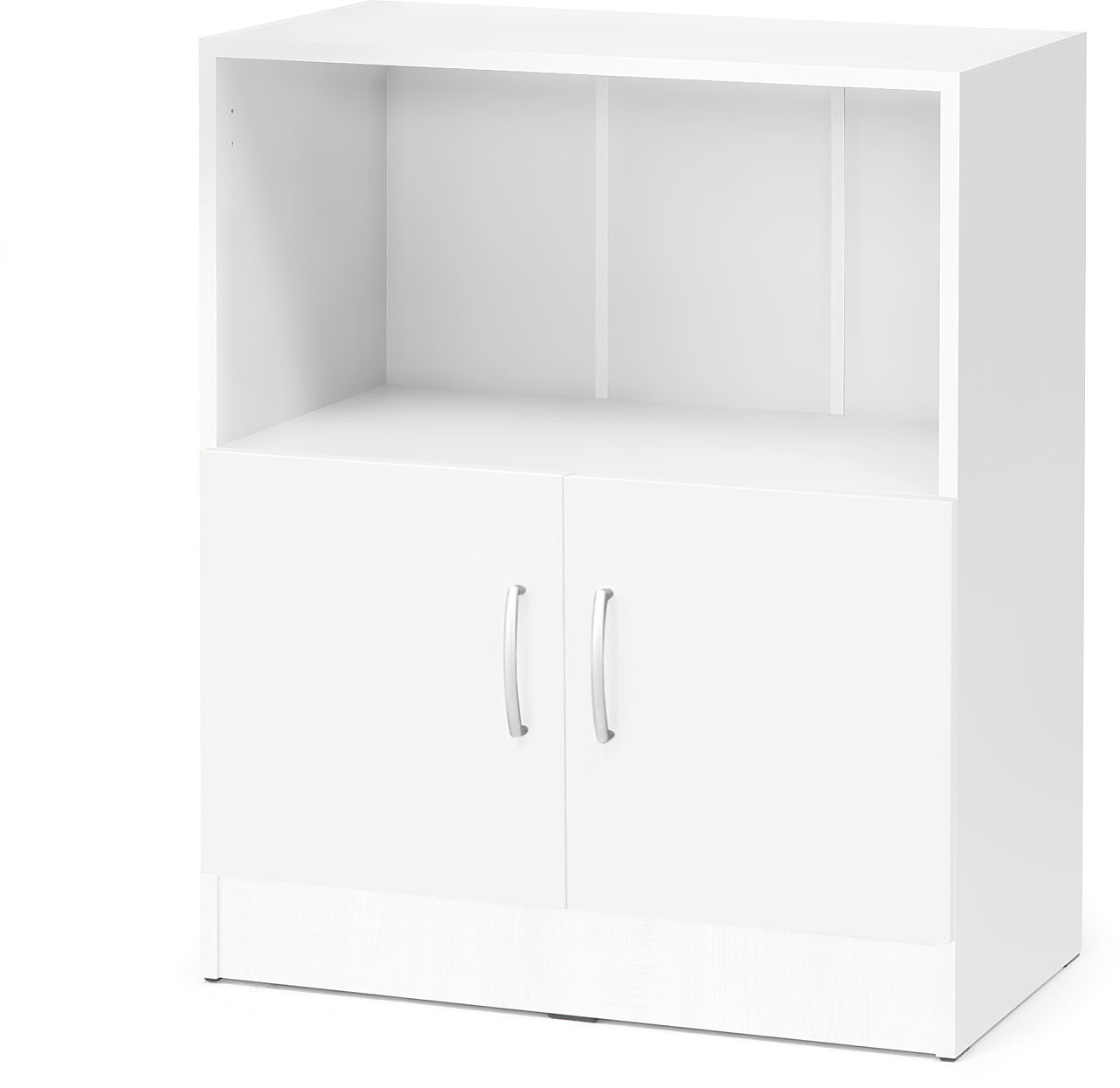 AJ Produkty Szafa biurowa FLEXUS z jedną półką, 925x760x415 mm, biały
