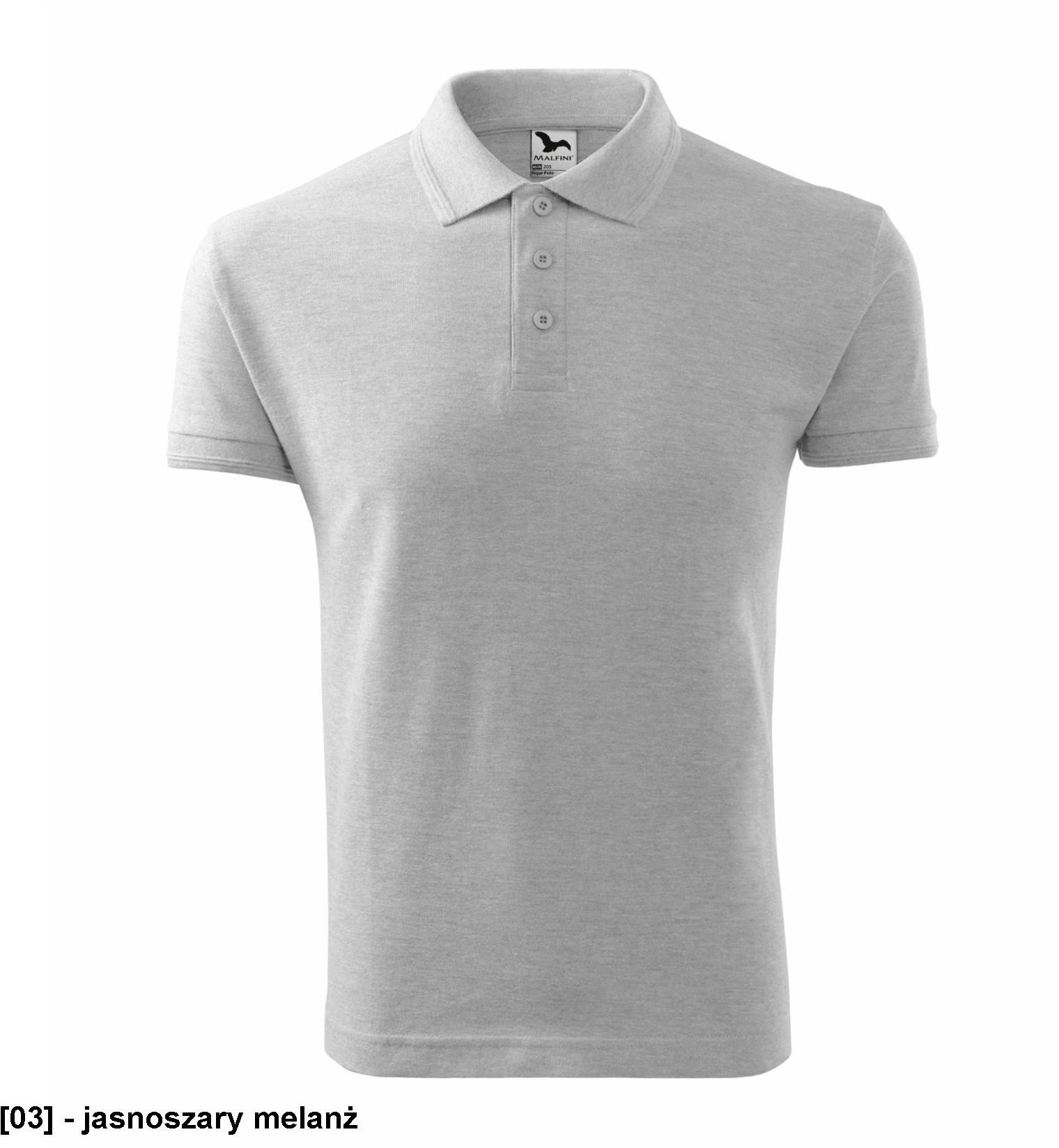 ADLER MALFINI Pique Polo 203 - Koszulka polo męska, 200 g/m - 30 kolorów - S-5XL. Pique Polo 203