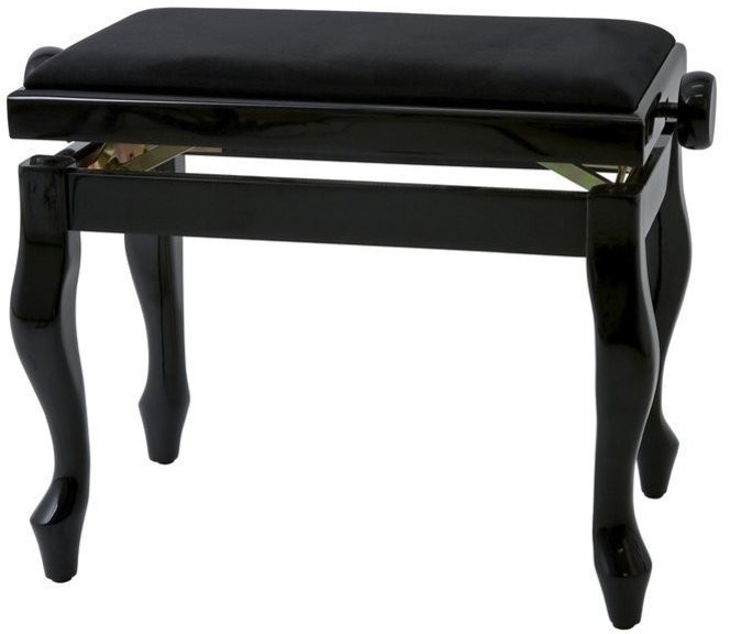 Gewa 130330 Piano Bench Deluxe Classic Black High Gloss