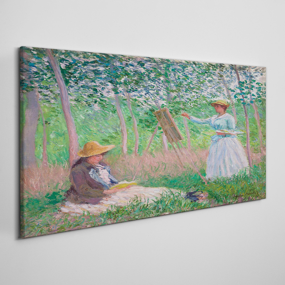 PL Coloray Obraz Canvas Kobieta z Parasolem Monet 140x70cm