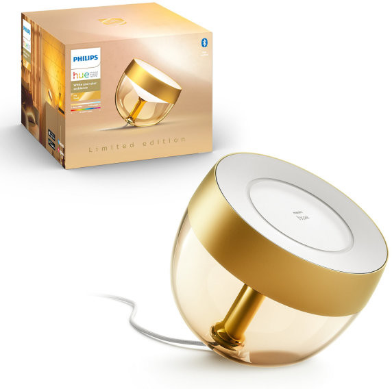 Philips Hue WACA lampa stołowa LED 8,1W 570lm 2000-6500K RGB złota BT 8719514264526