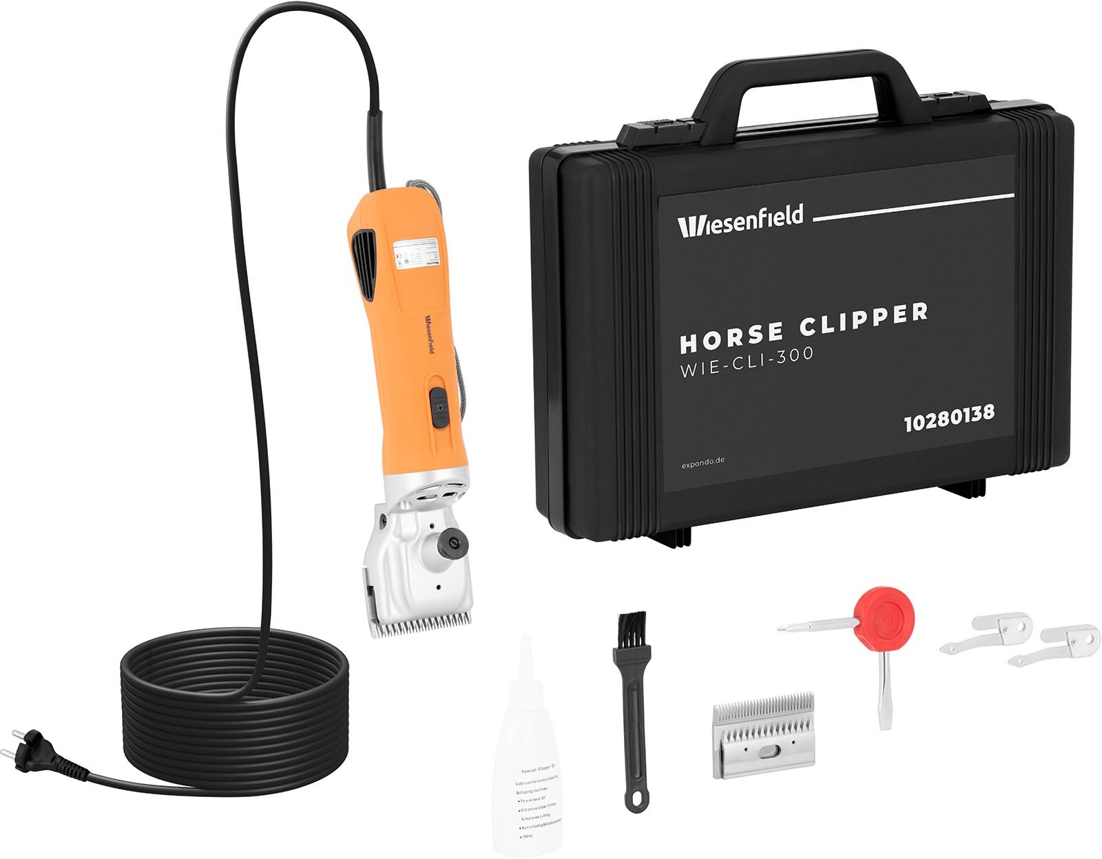 Wiesenfield Wiesenfield Maszynka do strzyżenia koni 350 W WIE-CLI-300