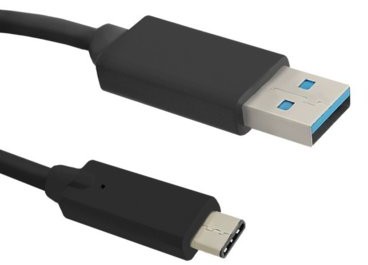 Qoltec Kabel USB 3.1 typ C męski USB 3.0 A męski 0.25m 50420
