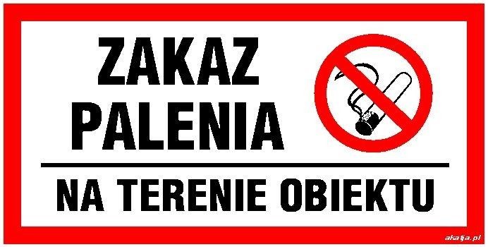 Tabliczka Zakaz Palenia TF017