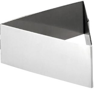 Ibili CLASICA deserów ring trójkąt, średnica 8 cm, wysokość 4,5 cm, 1 sztuka 718508