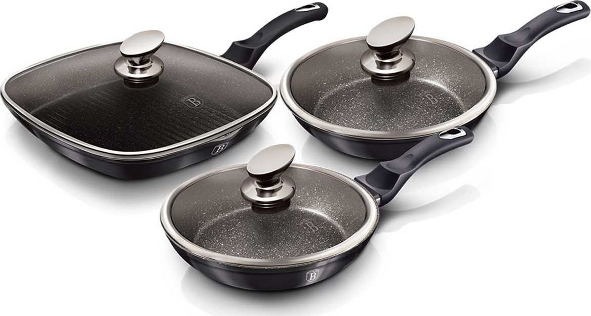Berlinger Haus Patelnia Lumarko Zestaw Patelni Bh-6923 Carbon Pro BH-6923 Kinghoff