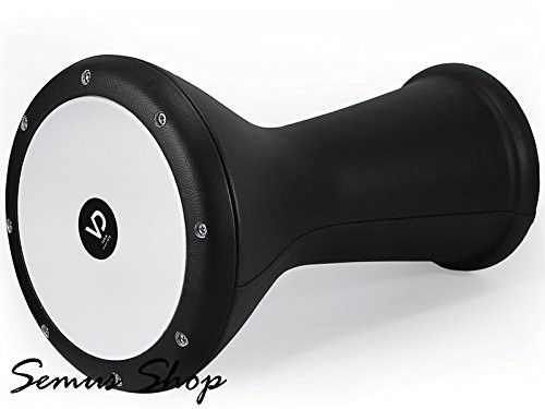 VATAN vatan 3002 egipska Darbuka, z powłoką ze sztucznej skóry, duża, średnica 22 cm, w kolorze czarnym