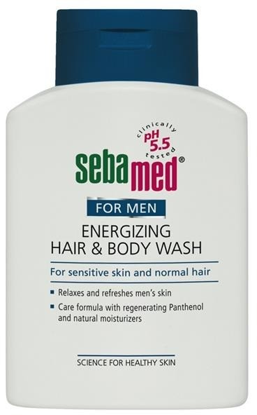 Sebamed For Men Energizing Hair & Body Wash żel do mycia ciała i włosów dla mężczyzn 200ml