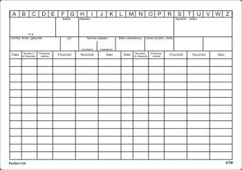 Firma krajewski Kartoteka magazynowa KTM [Pu/Gm-130] Pu/Gm-130