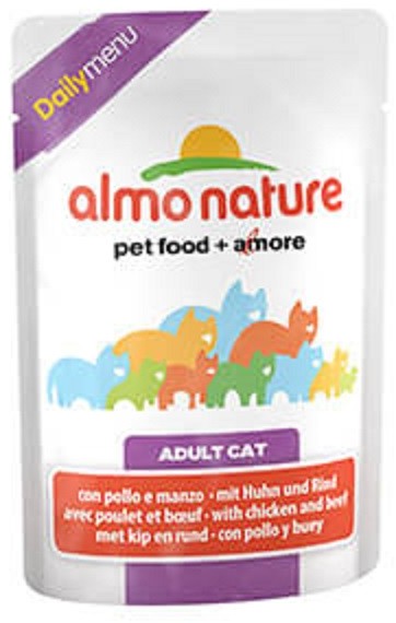 Almo Nature Daily Menu Kurczak z łososiem saszetka 30x70g