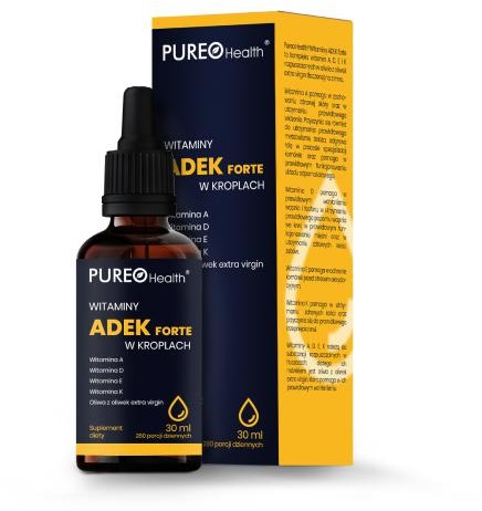 Pureo Health Witaminy ADEK Forte Krople 30 ml
