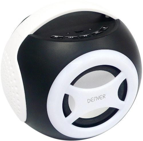Denver głośnik Bluetooth 2.1 z wejściem USB, biały (HKAURASTUDIO2BLKEU)