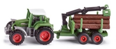 Siku Traktor z Przyczepą do Bali Drzewa 1645