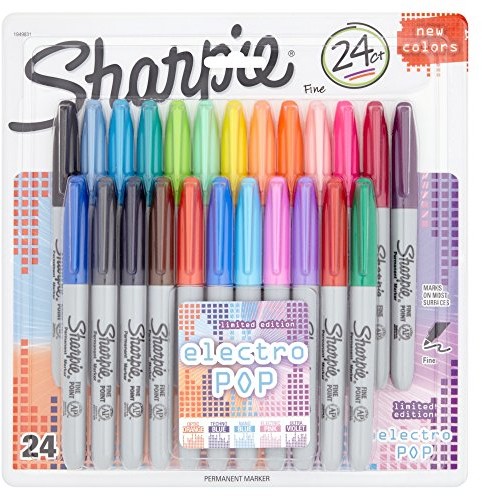 Sharpie Fine Permanent Marker, bardzo delikatna koronka, sortowane kolorystycznie, 3 sztuki FBA_1940862