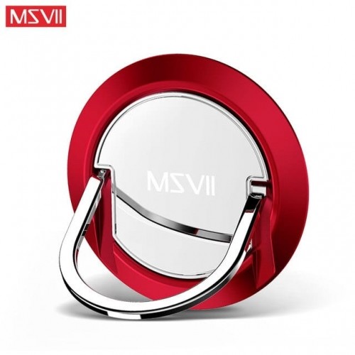 MSVII MSVII Ring Holder Uchwyt do telefonu na palec czerwony