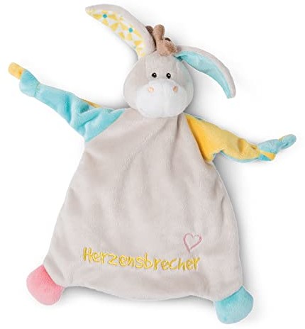 Nici 47132 ręcznik do przytulania osioł łamacz serca 25x25cm, beżowy 47132