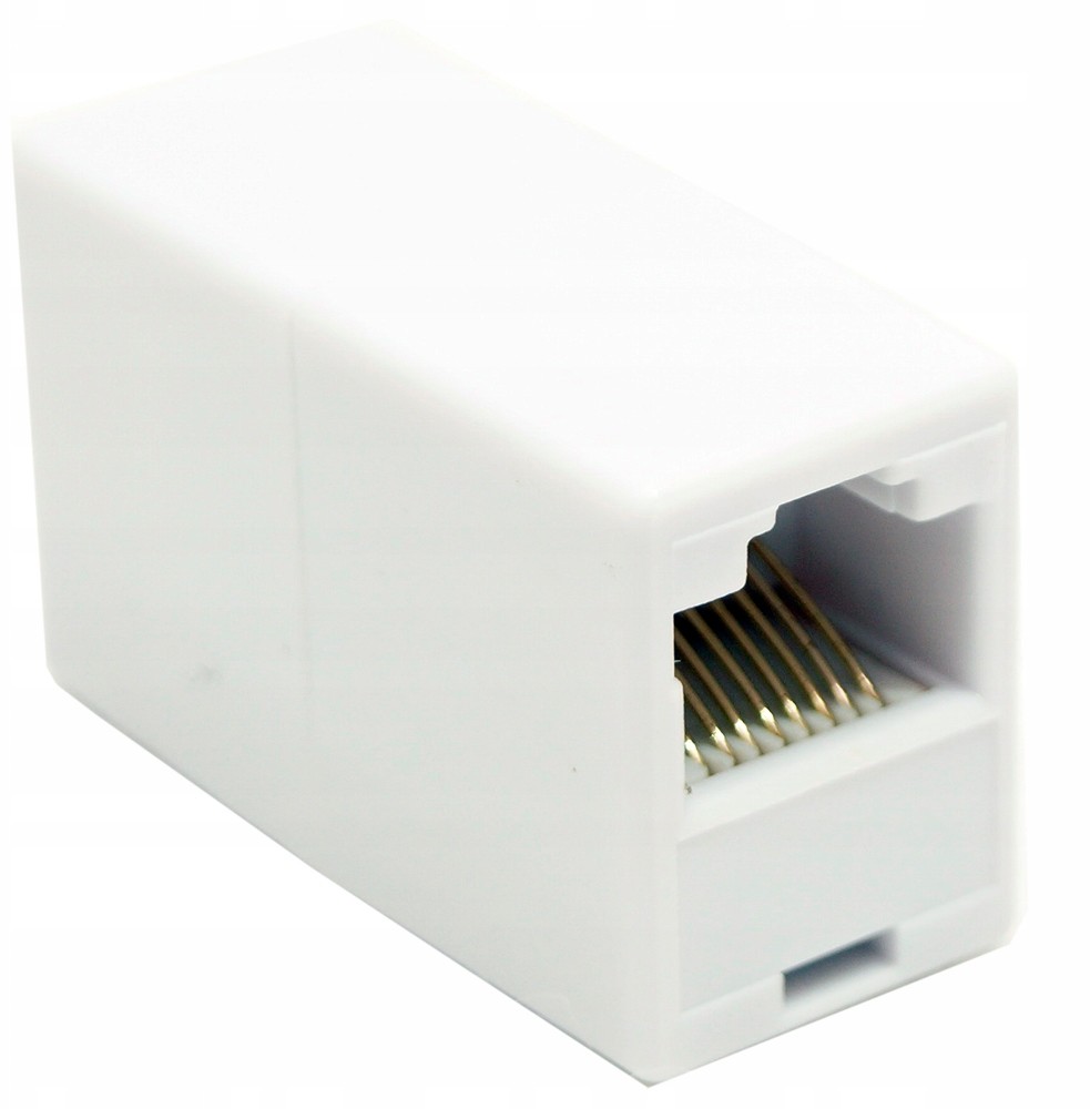 Złączka Kabel Internetowy Gniazdo Przedłużacz RJ45