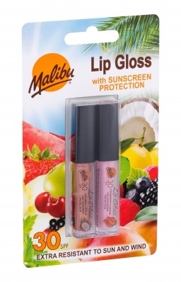 Zdjęcia - Szminka i błyszczyk do ust LIP Malibu  Gloss SPF30 zestaw Błyszczyk do ust 1,5 m Coconutl + Błyszczyk 