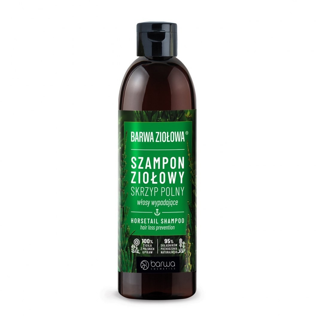 Barwa Ziołowa Szampon do włosów Skrzyp Polny - włosy wypadające 250ml 86196